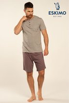 Eskimo pyjama heren - grijs - Aston - maat XL