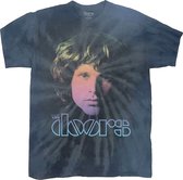 The Doors - Jim Halftone Gradient Heren T-shirt - M - Blauw