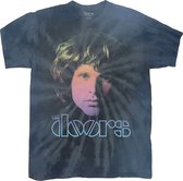 The Doors Heren Tshirt -2XL- Jim Halftone Gradient Blauw