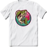 Vissen T-Shirt | Grappig Verjaardag Vis Hobby Cadeau Shirt | Dames - Heren - Unisex | Tshirt Hengelsport Kleding Kado - Wit - XL