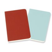 Moleskine Volant Journals - Extra Small - Gelinieerd - Oranje/Blauw