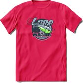 Vissen T-Shirt | Grappig Verjaardag Vis Hobby Cadeau Shirt | Dames - Heren - Unisex | Tshirt Hengelsport Kleding Kado - Roze - L