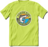 Vissen T-Shirt | Grappig Verjaardag Vis Hobby Cadeau Shirt | Dames - Heren - Unisex | Tshirt Hengelsport Kleding Kado - Groen - L