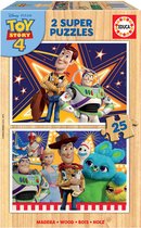 Educa - puzzel - Disney - Toy story - houten puzzel 2 x 25 stuks