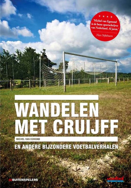 Cover van het boek 'Wandelen met Cruijff' van M. van Egmond