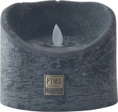 PTMD LED Light Candle rustic swish grey moveable flame