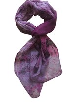 Modieuze Dames Sjaal / Comfortabele Sjaal / Zijdesjaal | Hoogwaardig Materiaal | One Size - Rood-Roze
