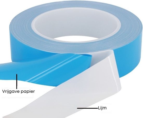 Thermisch Geleidende Dubbelzijdige Tape - 50m - 9.8mm - BLUE-7050-9.8