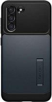 Spigen - Samsung Galaxy S21 FE - Slim Armor Hoesje - Grijs