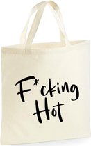 F*cking Hot shopper | 10 Liter | Handtas | Strandtas | Tas | Cadeau | Gift | Print | Bedrukking | 40 x 40 CM