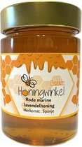 Honingwinkel - Premium rode marine lavendelhoning Spanje 450g Honingwinkel ( - 450g - Spanje - Honing Vloeibaar - Honingpot