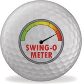 Golfballen bedrukt - Swing-O Meter - set van 3