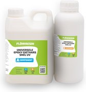 FLOW RESIN Universele epoxy giethars snel-3.00 kg