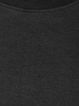Détail de l'encolure du sweatshirt STØRVIK noir.