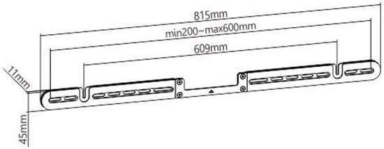 Sonos® Arc soundbar muurbevestiging - wandbeugel van Sonos — afbeelding 3