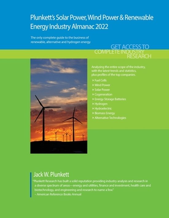Plunkett's Solar Power, Wind Power & Renewable Energy Industry Almanac