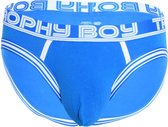 Andrew Christian - Trophy Boy Slip Blauw - Maat M - Heren Ondergoed - Onderbroek voor mannen