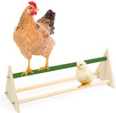 LBB - Zitstok kip - Voor in kippenhok - kippenhok met ren - kippenschommel - kippen speelgoed