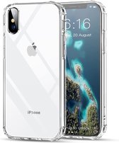 iPhone X Hoesje Transparant - Siliconen Back Cover  Apple iPhone X / 10 - Doorzichtig