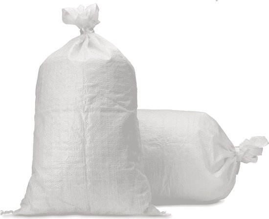 10x sacs de Sacs gravats en plastique / sacs de sable - 60 x 100 cm - par 10  pièces | bol.com