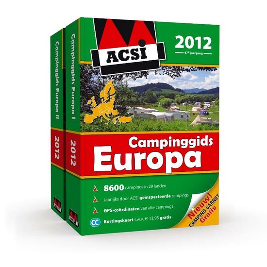 Cover van het boek 'ACSI Campinggids Europa  / 2012' van  Nvt