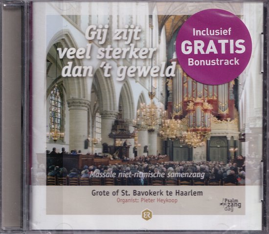 Gij zijt veel sterker dan t geweld - Massale niet-ritmische samenzang vanuit de Grote of St. Bavokerk te Haarlem o.l.v. Pieter Heykoop