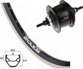 Kgs achterwiel 28 inch (622) zac2000 zwart nexus 8 centerlock zwart