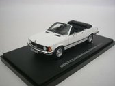 BMW 316 Cabriolet Karmann Prototype 1975 Wit 1:43 Autocult Limited 333 Pieces