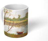 Mok - Boot - Zomer - Olieverf - 350 ML - Beker