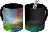 Magische Mok - Foto op Warmte Mok - Landschap - Waterverf - Lucht - 350 ML
