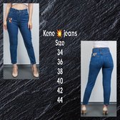 Dames jeans hoge taille maat 42