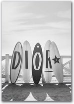 Canvas Experts poster Met Exclusieve Dior surfboarden 100x70CM *ALLEEN POSTER OP 250GR PAPIER * Wanddecoratie | Poster | Wall art | canvas Doek |muur decoratie |