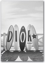 Canvas Experts poster Met Exclusieve Dior surfboarden 60x90CM *ALLEEN POSTER OP 250GR PAPIER* Wanddecoratie | Poster | Wall art | canvas doek |muur decoratie |