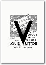 Canvas Experts poster Met Exclusief Louis vuitton afbeelding 60x90CM *ALLEEN POSTER OP 250GR PAPIER* Wanddecoratie | Poster | Wall art | canvas doek |muur decoratie |