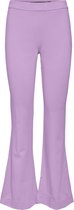 Vero Moda VMKAMMA MR FLARED JERSEY PANT NOOS Dames Broek Lavendula  - Maat  XS x L34