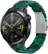 Bracelet résine Strap-it Huawei Watch GT 3 46mm - vert - 46mm