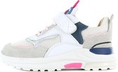 Shoesme witte sneakers met roze details
