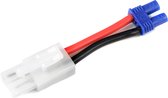 Revtec - Power adapterkabel - Tamiya connector vrouw. <=> EC-2 connector vrouw. - 14AWG Siliconen-kabel - 1 st