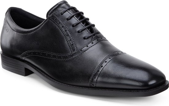 ECCO Edinburgh smart chaussures à lacets hommes - noir - taille 39