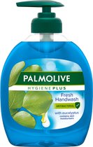 Palmolive Hygiene Plus Fresh Handzeep 12 x 300ml kleur Antibacterieel Met pompje - Anti-bacterieel / Anti-bacteriële Zeep / Anti bacterieele handzeep / Hand desinfectie en desinfec