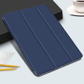 Apple iPad Pro 12.9 (2018) Hoes - Mobigear - Tri-Fold Serie - Kunstlederen Bookcase - Donkerblauw - Hoes Geschikt Voor Apple iPad Pro 12.9 (2018)