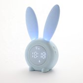 Blue Bunny alarm klok | Nachtlamp | Slaaptrainer!