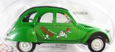 Citroën 2CV Sausss-Ente 1988 No. 37 (Groen) (9cm) (NL) 1:43 Norev - Modelauto - Schaalmodel - Miniatuurauto