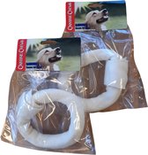 Canine Chews - 2 X 1 Stuks - 14cm - Rawhide Donut natural - Kauwsnack - Hondenbot - Dental -