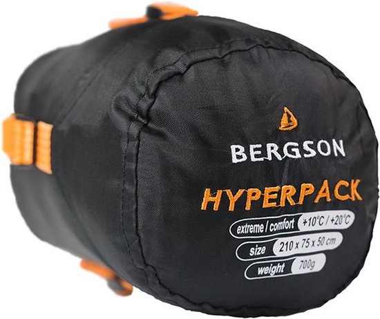 Lichtgewicht Mummy Slaapzak Bergson Hyperpack 700 GRAM!!! | bol.com