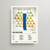 Mac Miller Poster - Blue Slide Park Album Cover Poster - Mac Miller LP - A3 - Mac Miller Merch - Muziek