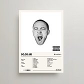 Mac Miller Poster - GO:OD AM Album Cover Poster - Mac Miller LP - A3 - Mac Miller Merch - Muziek