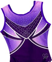 Sparkle&Dream Gympakje Turnpakje Philou Paars - ALA | maat S voor turnen en gymnastiek