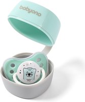 BABYONO Speenbakje Groen - Speenhouder - Speendoosje - Speen doosje voor fopspeen