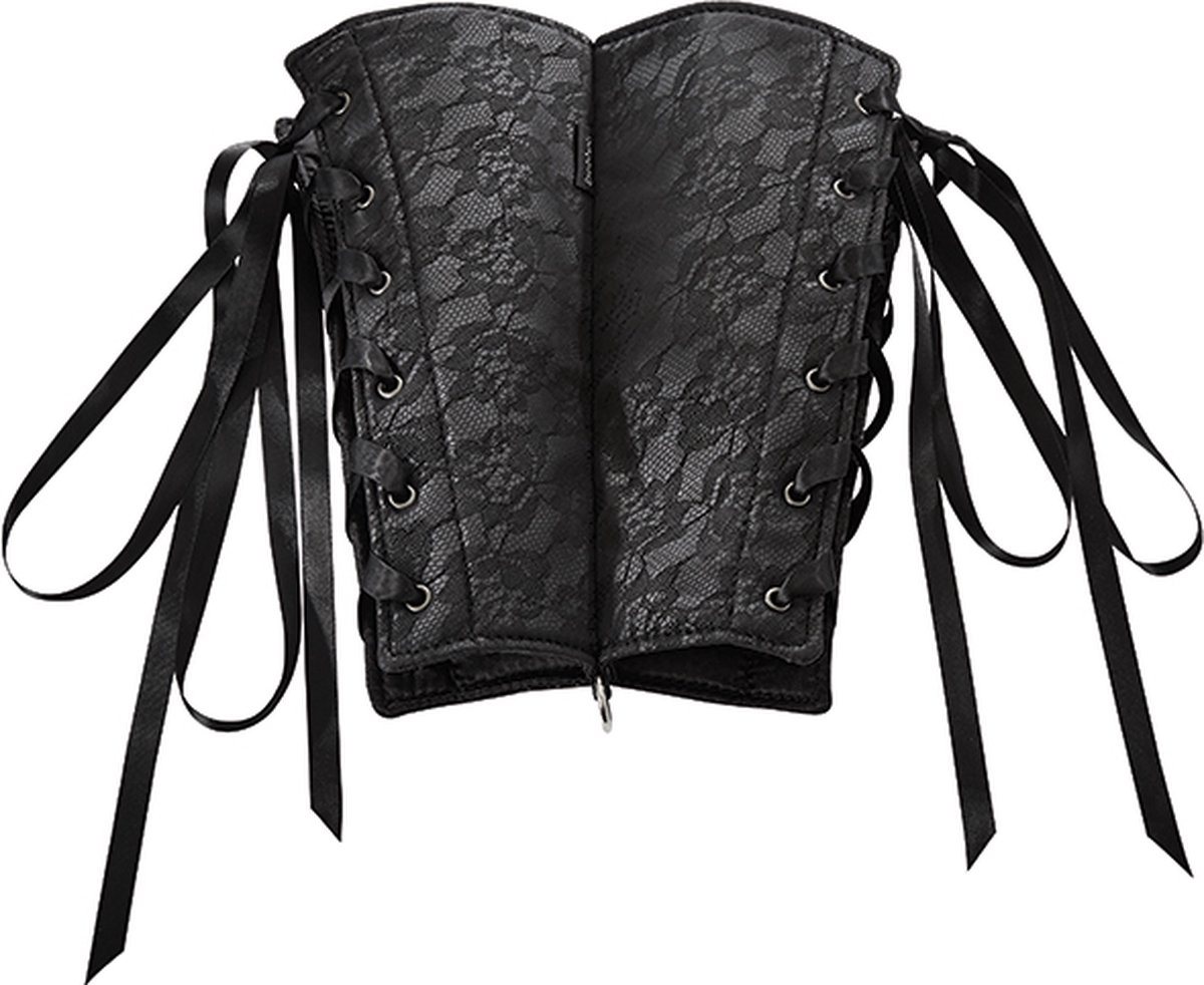 Goedkoopste Cadeau vrouw /man sensueel - Handboeien luxe met kant barok print Sportsheets - Sincerely Lace Corset Arm Cuffs- valentijn